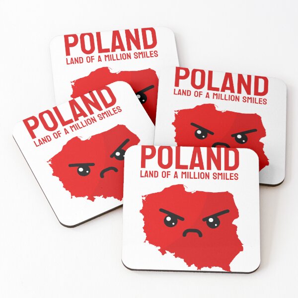 Item preview, Poland Land Of A Million Smiles Map designed and sold by chaaval.