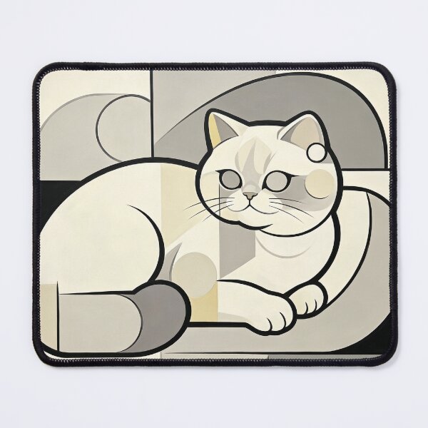Item preview, cubist animal artwork designed and sold by forget45studio.