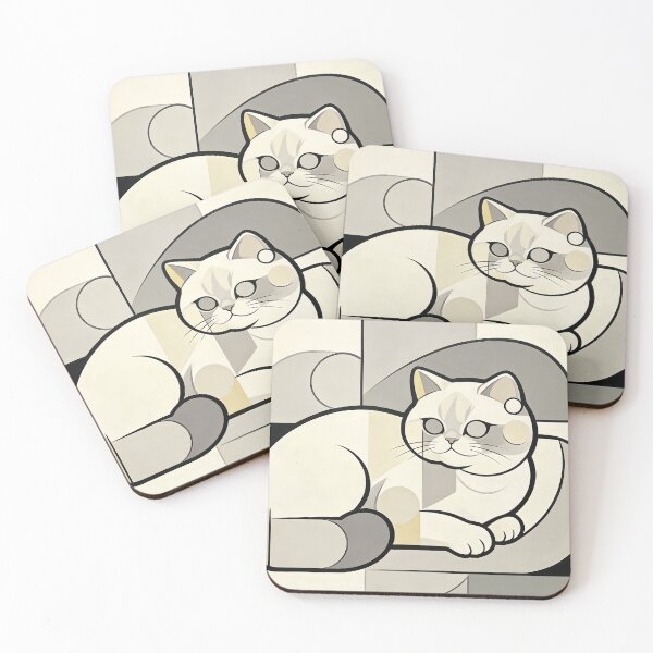 Item preview, cubist animal artwork designed and sold by forget45studio.