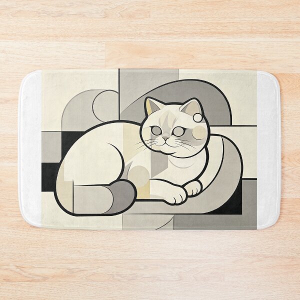 Item preview, cubist animal artwork designed and sold by forget45studio.