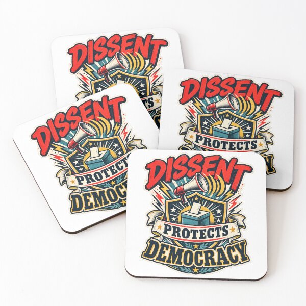 Item preview, Dissent Protects Democracy - – Voting Rights and Free Speech designed and sold by Travelslightly.