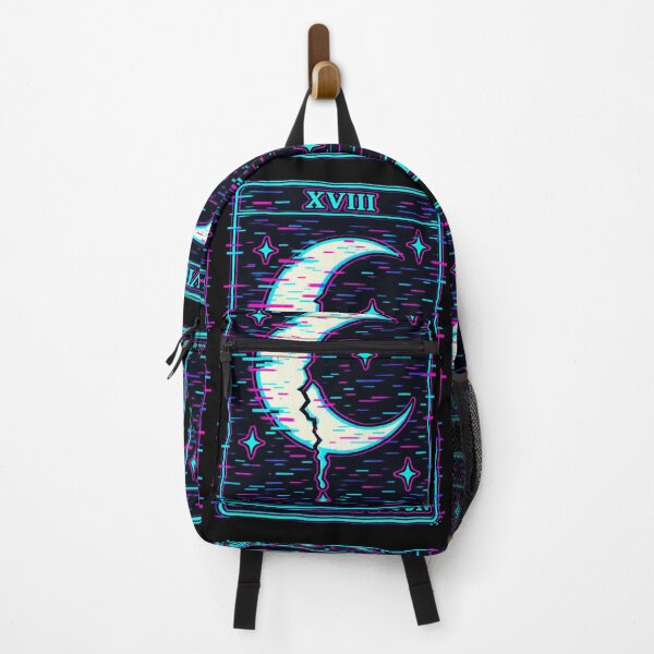 Item preview, Glitch Arcana – The Broken Moon Tarot designed and sold by JupiterGlitchEmpire.