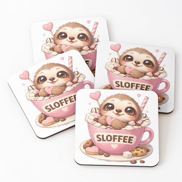 Item preview, Sloffee Cute Sloth Coffee Mug Sweet Treat Lover Design. designed and sold by The-T-In-Retro.
