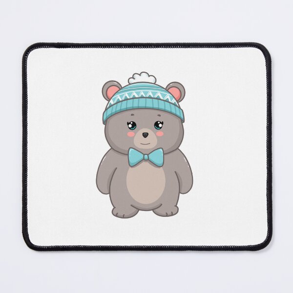 Item preview, Adorable Gray Baby Bear Wearing Beanie! designed and sold by Hello-Cuties.