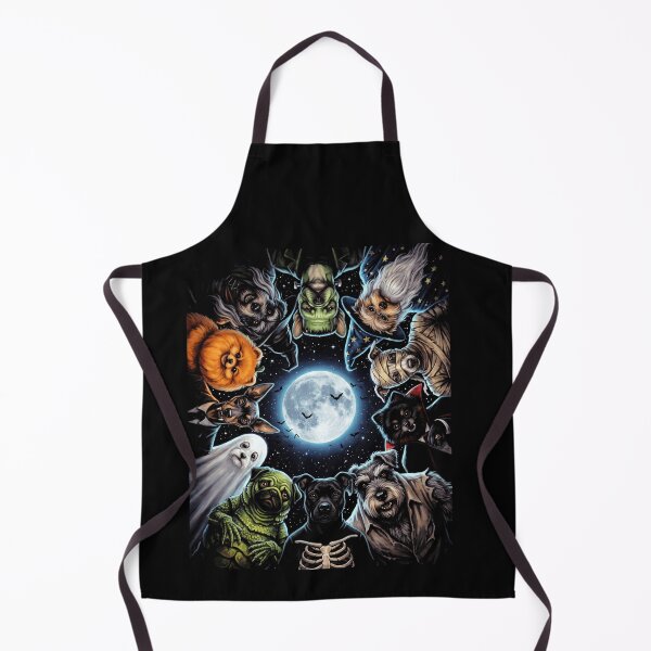 Item preview, Howl-o-leen Monster Dogs Full Moon Halloween designed and sold by d247.
