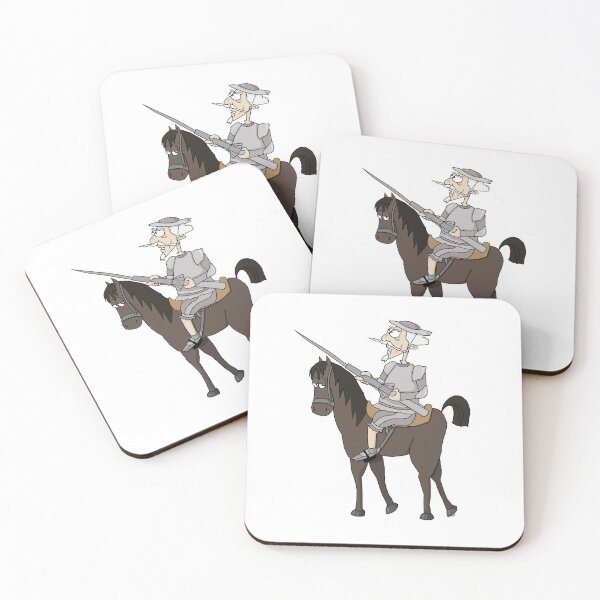 Item preview, Don Quixote Knight Sticker | Funny Overthinking Bookish Meme designed and sold by MyxaART.