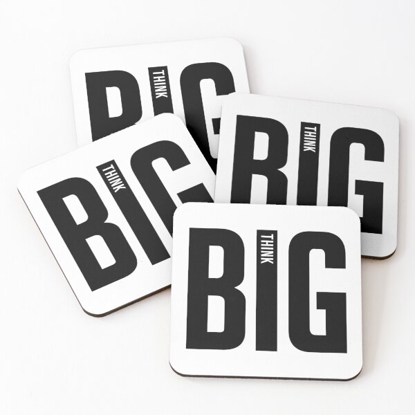 Item preview, Think Big Minimalist Motivational T-Shirt - Urban Streetwear Graphic Tee designed and sold by Velouria Universe.