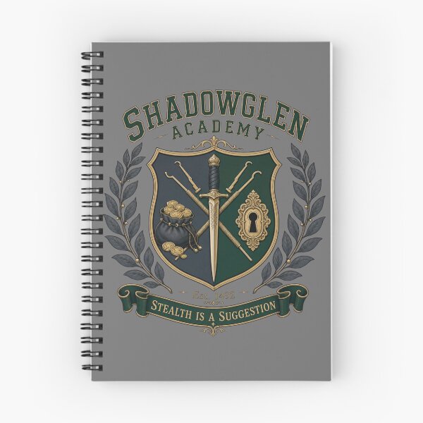 Item preview, Shadowglen Academy - Rogue Thieves Guild Varsity DND RPG Meme designed and sold by Dice_Goblin_Studio.