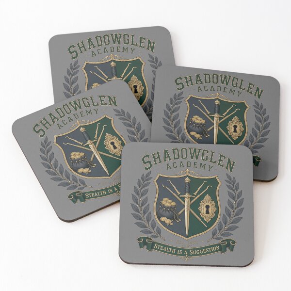 Item preview, Shadowglen Academy - Rogue Thieves Guild Varsity DND RPG Meme designed and sold by Dice_Goblin_Studio.