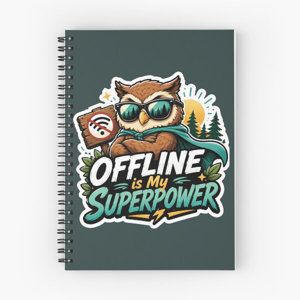 Item preview, Offline Is My Superpower designed and sold by PixoNest.