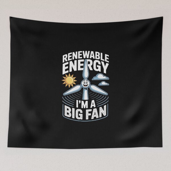Item preview, RENEWABLE ENERGY – I’M A BIG FAN designed and sold by jkrphoto.