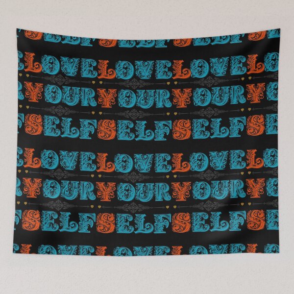 Item preview, Love Your Self  decorative font designed and sold by GoGreenlove.