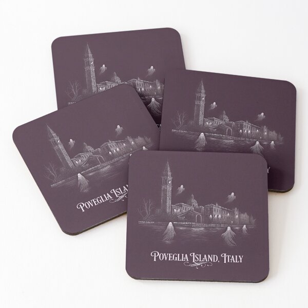 Item preview, Poveglia Island Venice Italy Forbidden Ghost Island Typography Art designed and sold by naughty-raccoon.