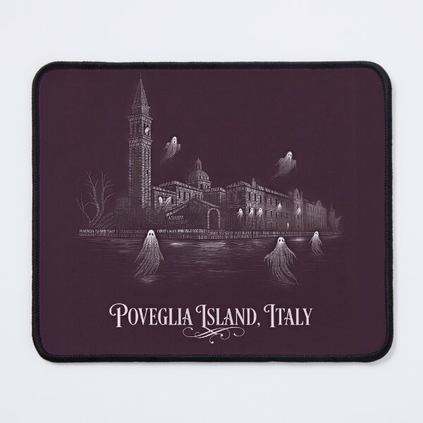 Item preview, Poveglia Island Venice Italy Forbidden Ghost Island Typography Art designed and sold by naughty-raccoon.