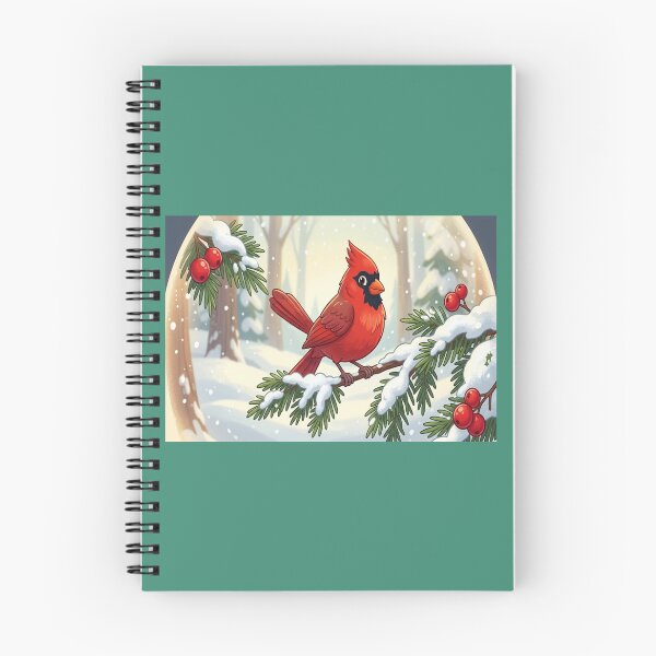 Item preview, cardinal in a winter wonderland designed and sold by GAWPAWshop.