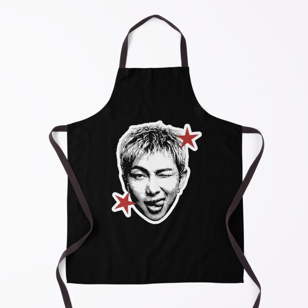 Aperçu de l'œuvre Portrait en demi-teintes de BTS RM Red Stars créée et vendue par camronrufuh.