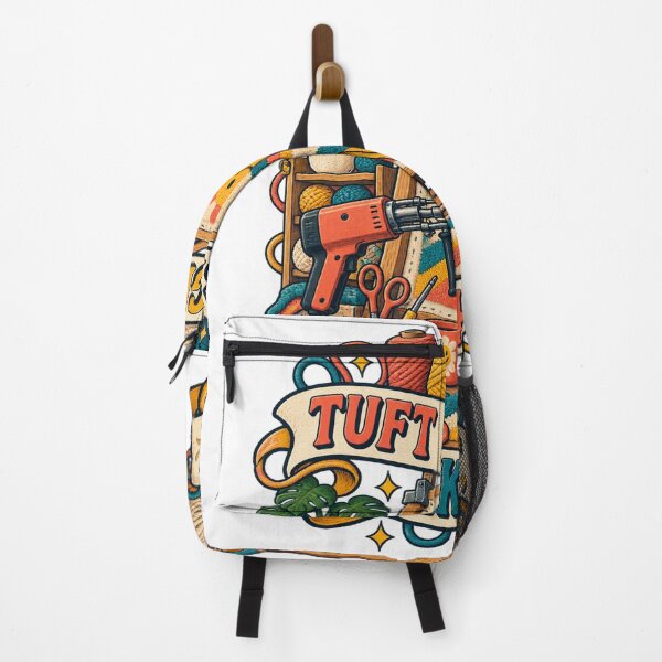 Item preview, Tuft Bright Walk Happy Rug Tufting Art designed and sold by CheerfulNest.
