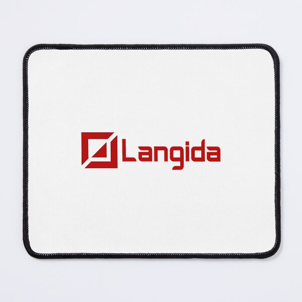 Item preview, Langida Modern Geometric Red Square Logo designed and sold by rchabnb.