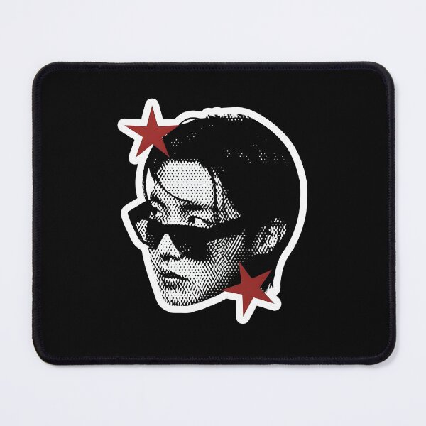 Item preview, BTS J-hope Red Stars Halftone Portrait designed and sold by camronrufuh.