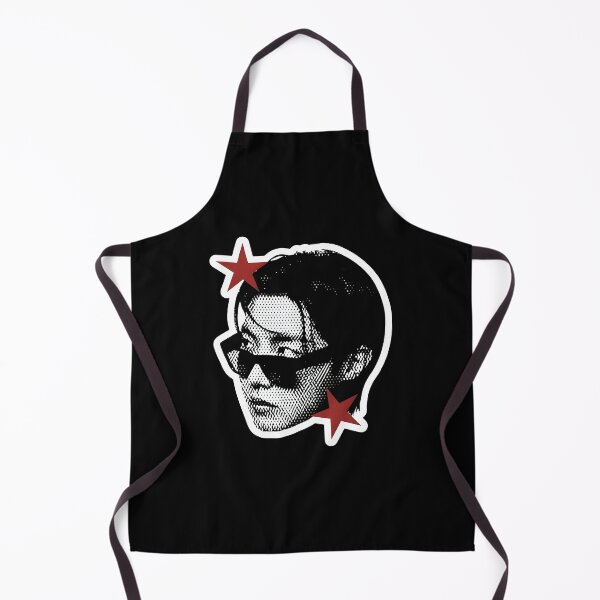 Item preview, BTS J-hope Red Stars Halftone Portrait designed and sold by camronrufuh.