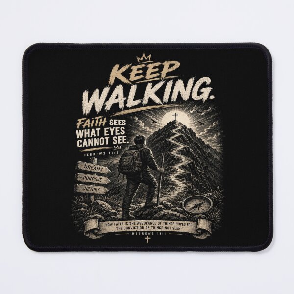 Item preview, Faith Over Fear — Keep Walking Toward Your Purpose designed and sold by Neon Ink Designs.