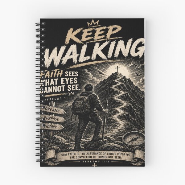Item preview, Faith Over Fear — Keep Walking Toward Your Purpose designed and sold by Neon Ink Designs.