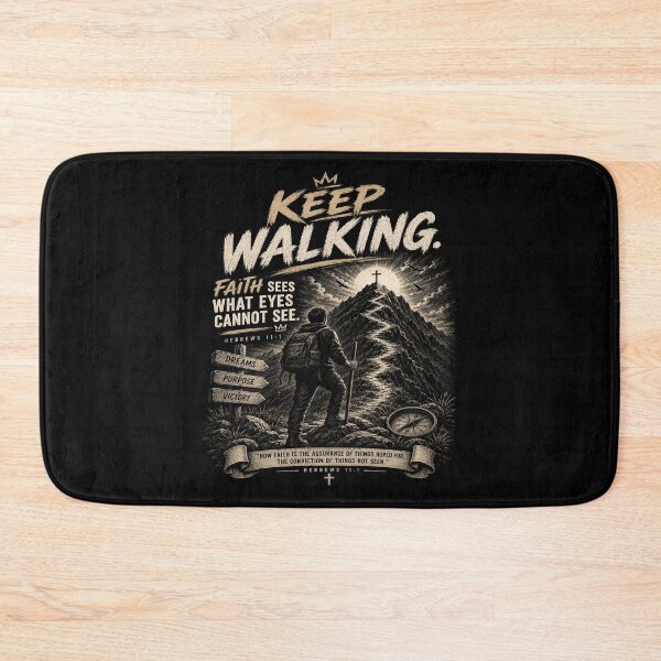 Item preview, Faith Over Fear — Keep Walking Toward Your Purpose designed and sold by Neon Ink Designs.