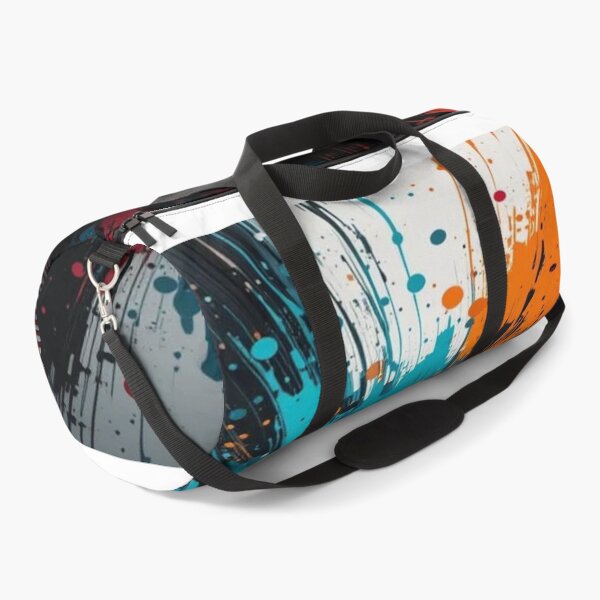 Item preview, The Explosive Impact of Baseball, Dynamic Baseball - Sports Art with Multicolored Paint Splashes designed and sold by RAYBIL.
