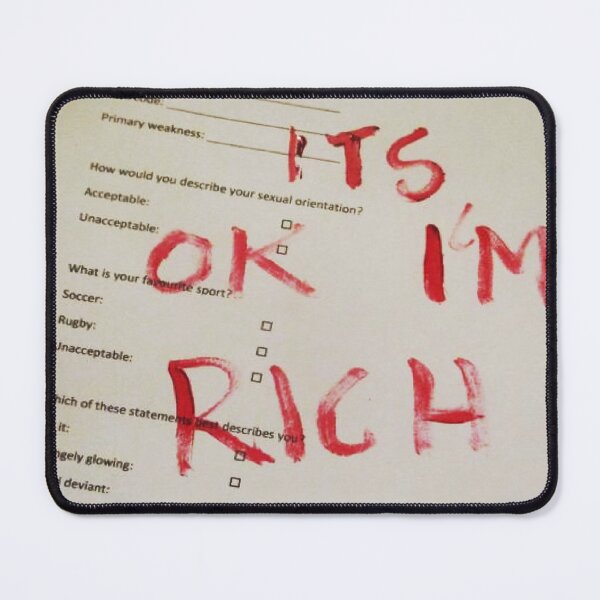 Item preview, it's ok i'm rich designed and sold by gum-boots.