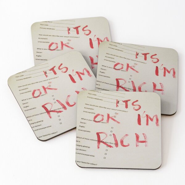 Item preview, it's ok i'm rich designed and sold by gum-boots.