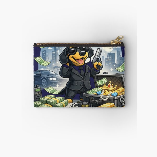 Item preview, Gangster dog with money and luxury designed and sold by NorthPeak Studio.