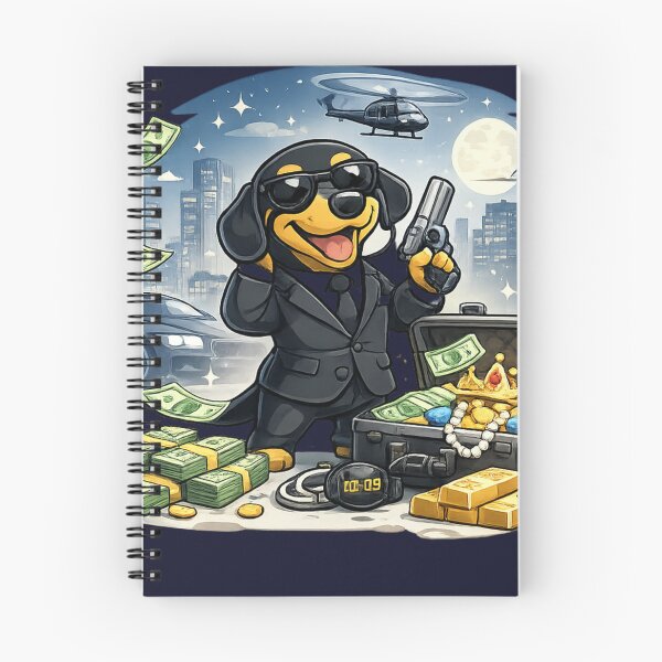 Item preview, Gangster dog with money and luxury designed and sold by NorthPeak Studio.