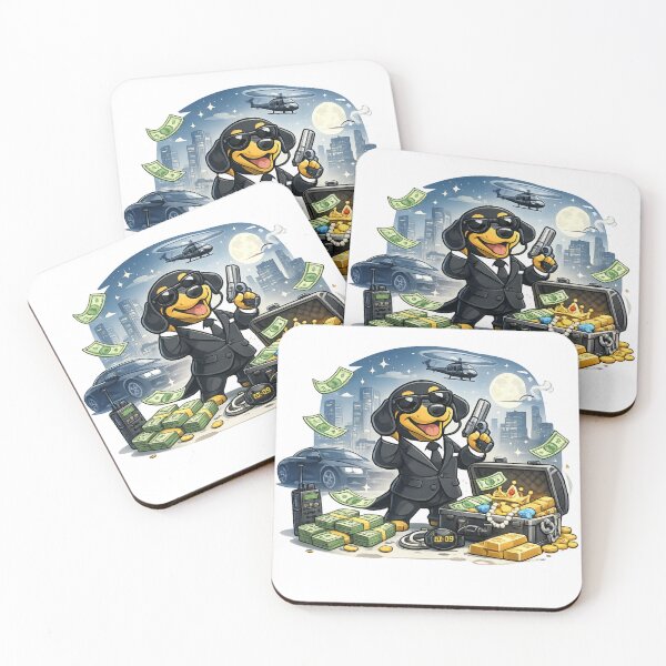 Item preview, Gangster dog with money and luxury designed and sold by NorthPeak Studio.