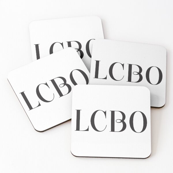 Item preview, LCBO Elegant Serif Monogram Minimalist Design designed and sold by rchabnb.