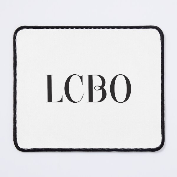 Item preview, LCBO Elegant Serif Monogram Minimalist Design designed and sold by rchabnb.