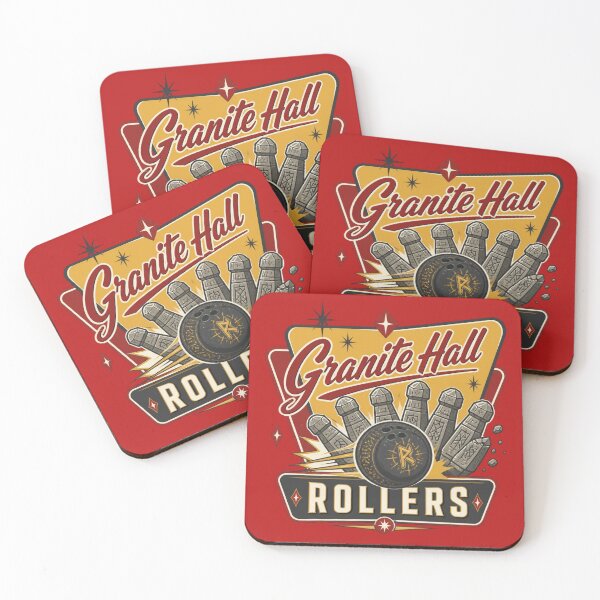 Item preview, Granite Hall Rollers - Vintage Bowling League Fantasy Sports RPG Meme designed and sold by Dice_Goblin_Studio.