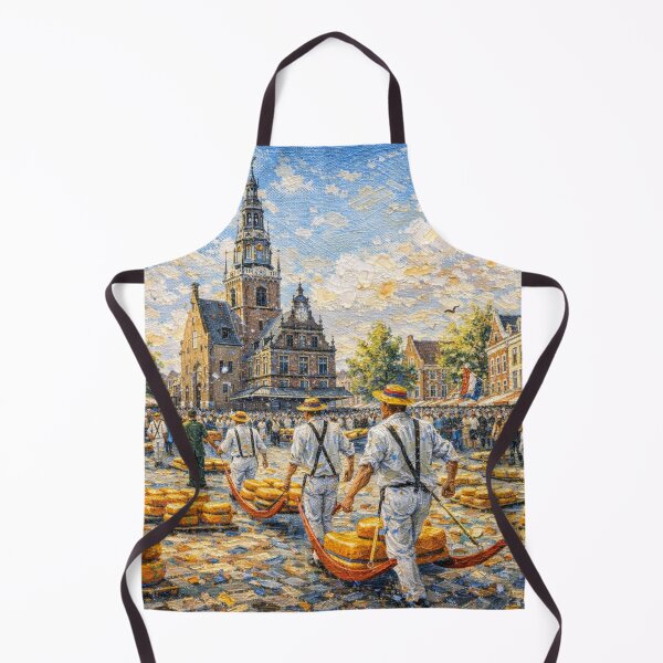 Item preview, Cheese Market Alkmaar painting, the Netherlands – A Beautiful city in Europe. designed and sold by GalleryKauffeld.
