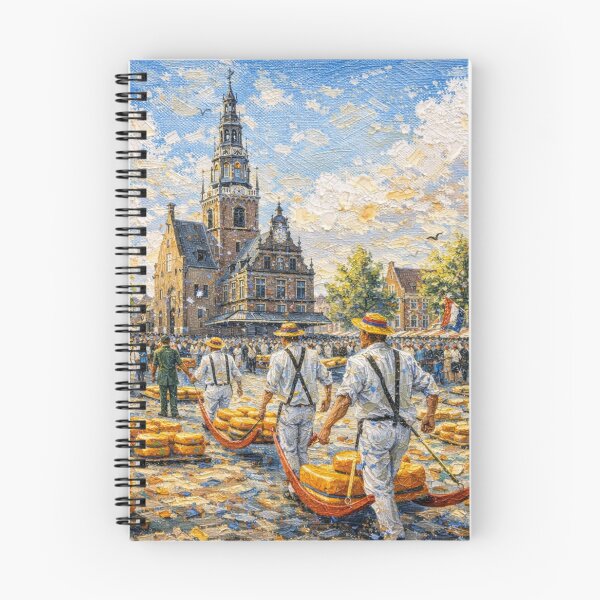 Item preview, Cheese Market Alkmaar painting, the Netherlands – A Beautiful city in Europe. designed and sold by GalleryKauffeld.