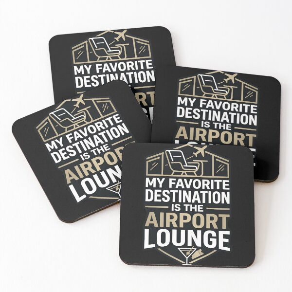 Item preview, My Favorite Destination Is The Airport Lounge Travel Humor designed and sold by DuckOddity.