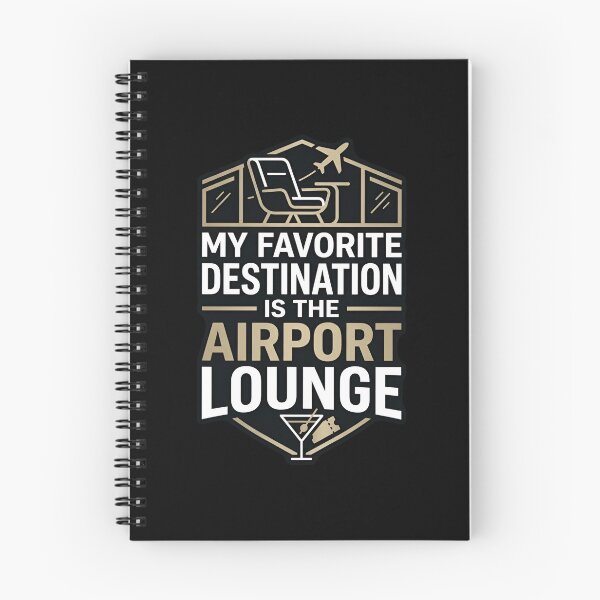 Item preview, My Favorite Destination Is The Airport Lounge Travel Humor designed and sold by DuckOddity.