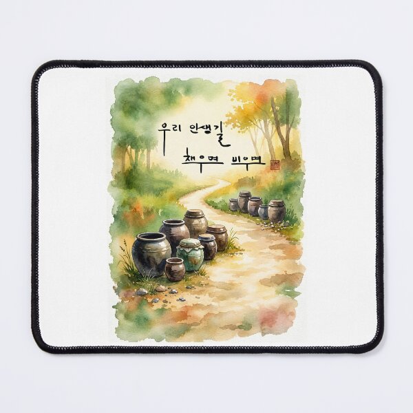 Item preview, Our Life's Path Korean Calligraphy Watercolor Art designed and sold by K-Brush.