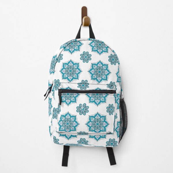 Item preview, Turquoise Thai Lotus Floral Pattern designed and sold by Mousy17.
