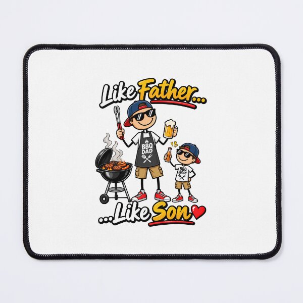 Item preview, Like Father Like Son BBQ Father’s Day Gift designed and sold by Peak Pop Studio..