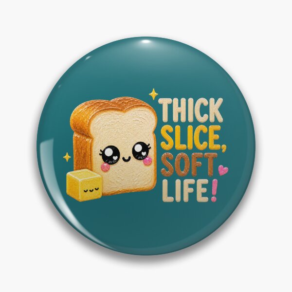 Item preview, Thick Slice Soft Life Cute Shokupan Toast designed and sold by Liv Solara.