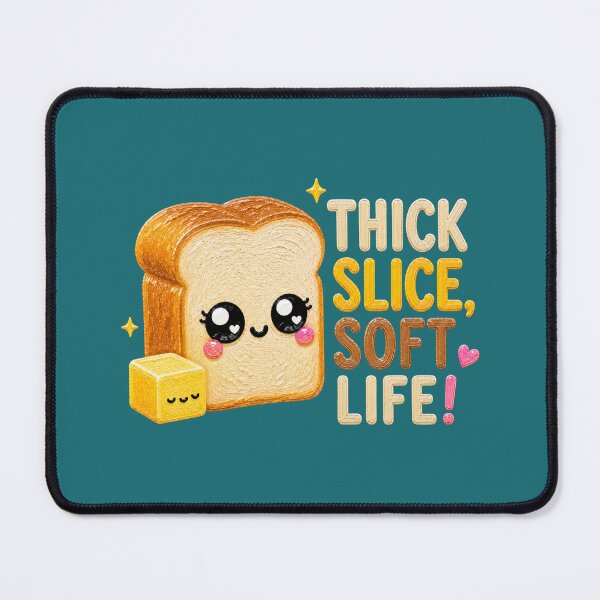 Item preview, Thick Slice Soft Life Cute Shokupan Toast designed and sold by Liv Solara.