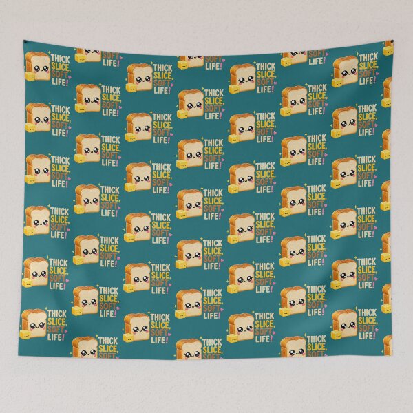 Item preview, Thick Slice Soft Life Cute Shokupan Toast designed and sold by Liv Solara.
