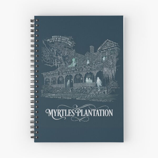 Item preview, The Myrtles Plantation Louisiana Haunted Antebellum Mansion Typography Art designed and sold by naughty-raccoon.