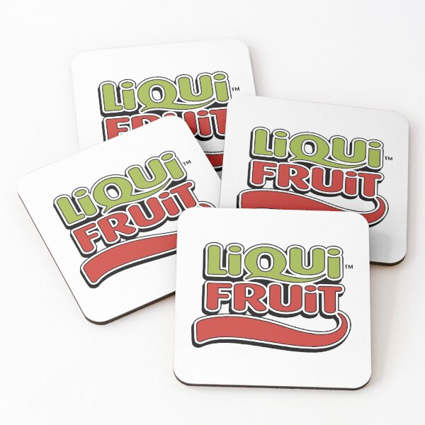 Item preview, Liqui Fruit Green and Red Retro Juice Logo designed and sold by rchabnb.