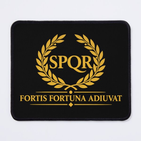 Item preview, Fortis Fortuna Adiuvat – Roman Laurel Wreath Latin Motto designed and sold by The Abstract Vision.