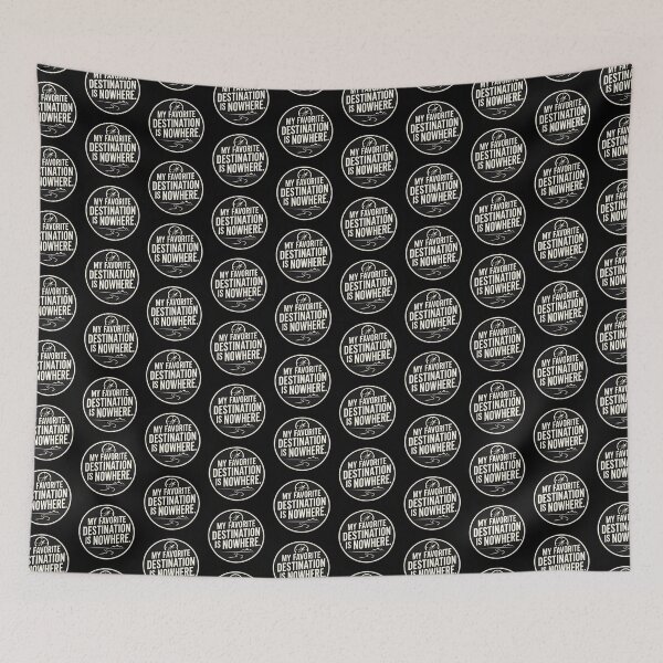 Item preview, My Favorite Destination Is Nowhere Introvert Humor designed and sold by DuckOddity.